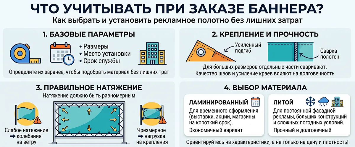 Что учитывать при заказе баннера | АВТОРГРУПП