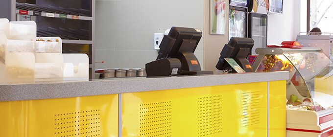 Изготовление кассовых прилавков