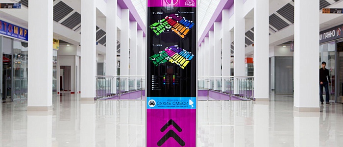 Изготовление рекламных пилонов