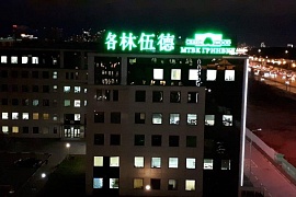 Крышная вывеска Green Wood