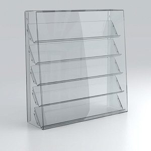 Стеллажи из оргстекла