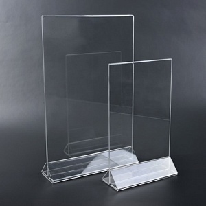 Менюхолдеры из оргстекла