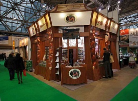 Стенд Русская чайная компания на выставке ПРОДЭКСПО