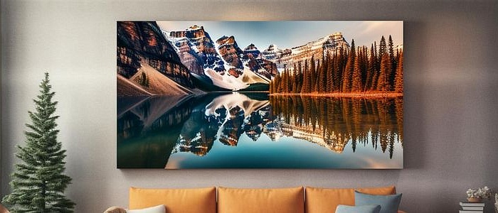 Интерьерная печать на холсте