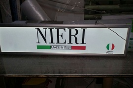 Вывеска-лайтбокс Nieri